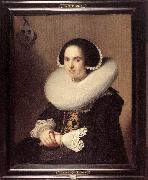 Portrait of Willemina van Braeckel er VERSPRONCK, Jan Cornelisz